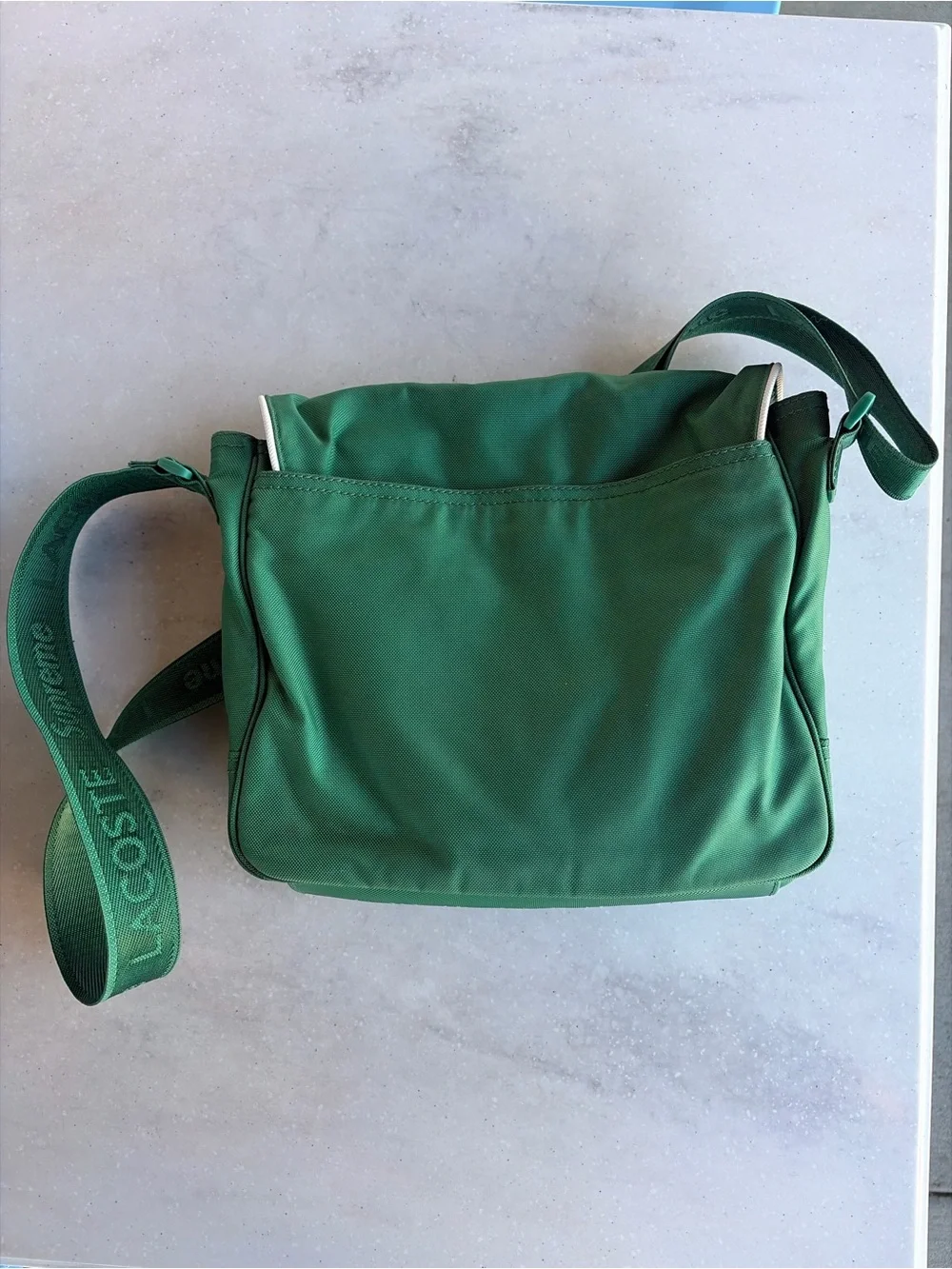 Supreme Lacoste Green Crossbody Messenger Bag